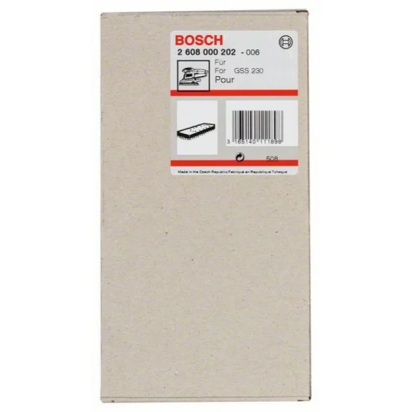 Шлифпластина 185x93 мм Bosch 2608000202 — изображение 2