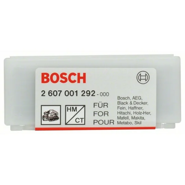 Нож для рубанка прямой, HM, 35°. Bosch 2607001292 — изображение 2