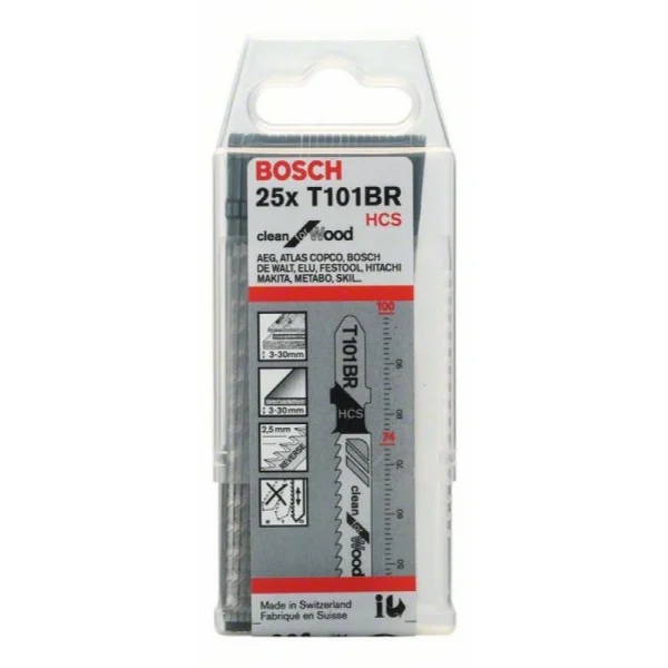 Пильное полотно T 101 BR Clean for Wood Bosch 2608633623 — изображение 2
