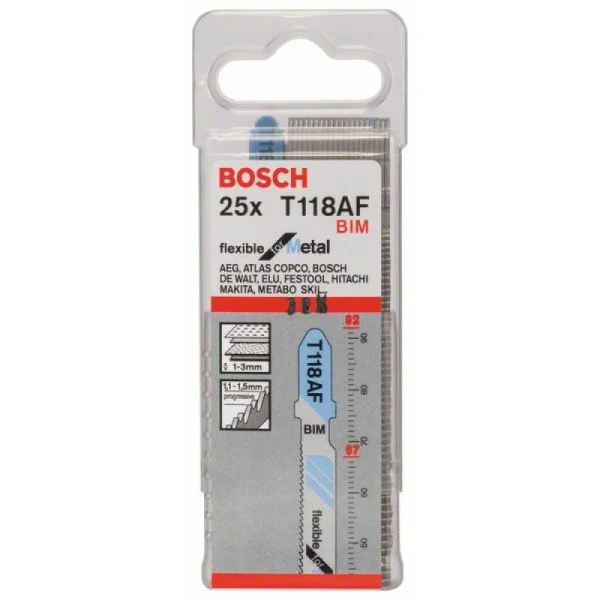 Пильное полотно T 118 AF Flexible for Metal Bosch 2608634991 — изображение 2