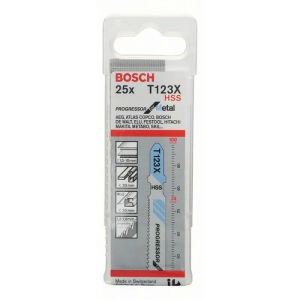 Пильное полотно T 123 XF Progressor for Metal Bosch 2608638474 — изображение 2
