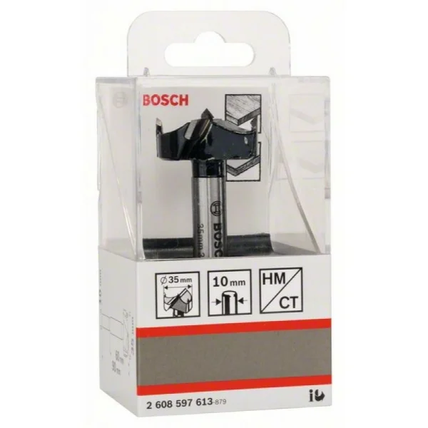 Композитное сверло с твердосплавными вставками 35x90 мм, d 10 мм Bosch 2608597613 — изображение 2