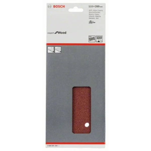 Шлифлист C430, в упаковке 10шт. 115x280 мм, 100 Bosch 2608605344 — изображение 2