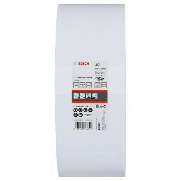 Набор из 10 шлифлент X440 100x610мм, 40 Bosch 2608606134 — изображение 2