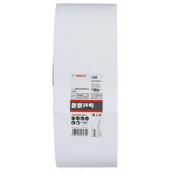 Набор из 10 шлифлент X440 100x610мм, 150 Bosch 2608606138 — изображение 2