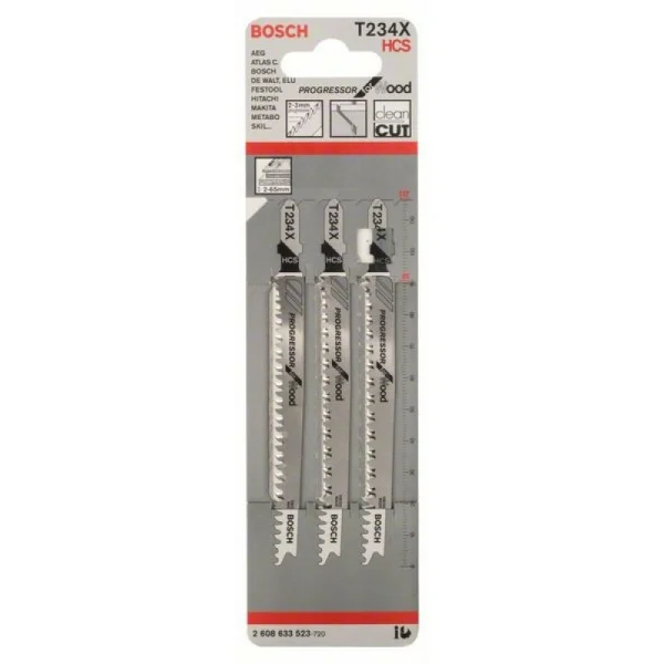 Пильное полотно T 234xProgressor for Wood Bosch 2608633523 — изображение 2