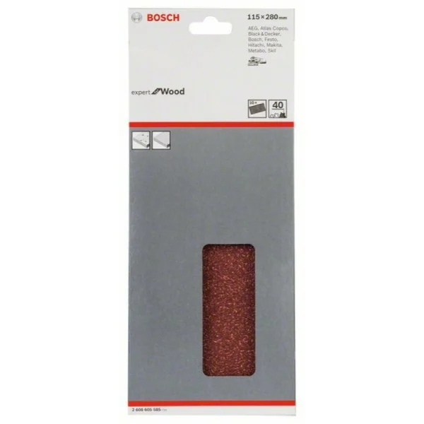 Шлифлист C430, в упаковке 10шт. 115x280 мм, 60 Bosch 2608605585 — изображение 2
