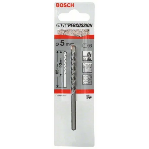 Сверло по бетону CYL-3 5x50x85 мм, d 4,5 мм Bosch 2608597658 — изображение 2