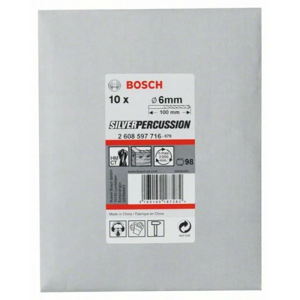 Сверло по бетону CYL-3 6x60x100 мм, d 5,5 мм Bosch 2608597716 — изображение 2