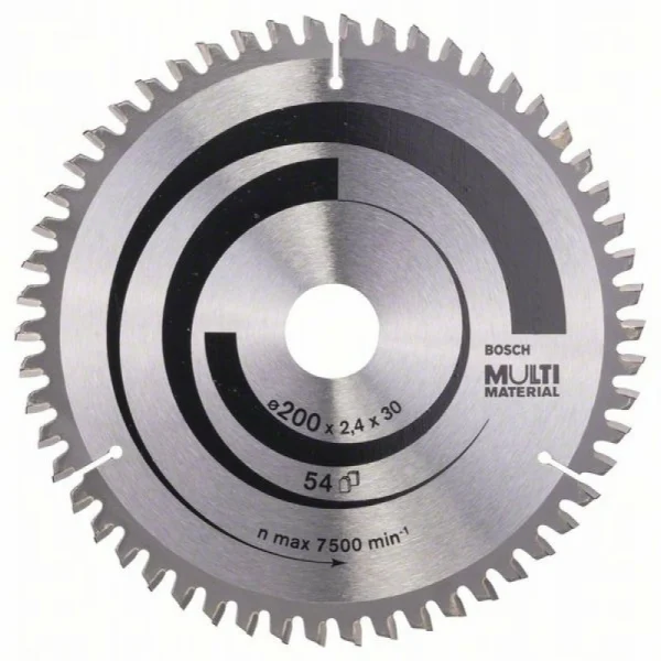 Пильный диск Multi Material 200x30x2,4 мм; 54 Bosch 2608640510
