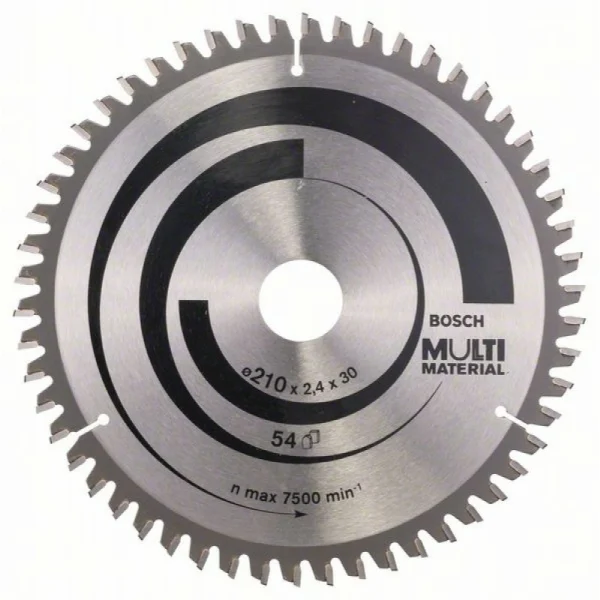 Пильный диск Multi Material 210 x 30 x 2,4 mm; 54 Bosch 2608640511