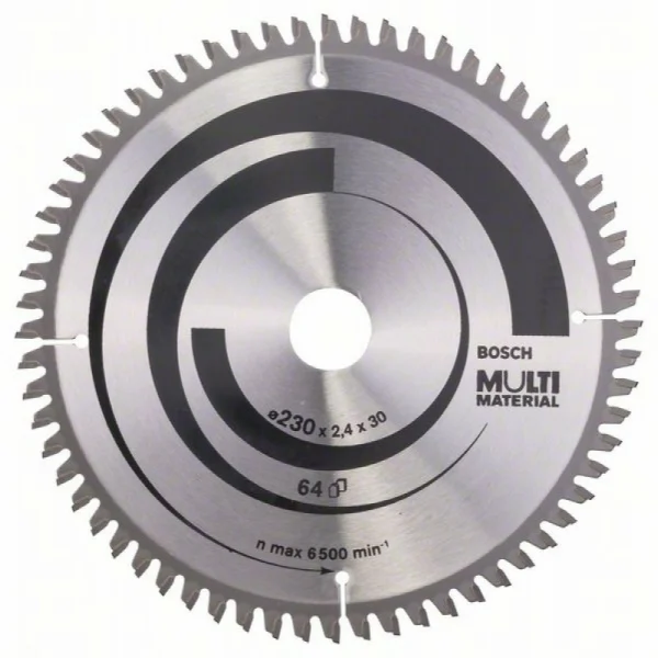 Пильный диск Multi Material 230 x 30 x 2,4 mm; 64 Bosch 2608640513