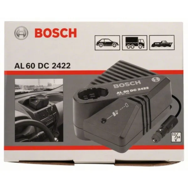 Автомобильное зарядное устройство AL 2422 DC 2,2 A, 12 / 24 V, EU/UK Bosch 2607224410 — изображение 2