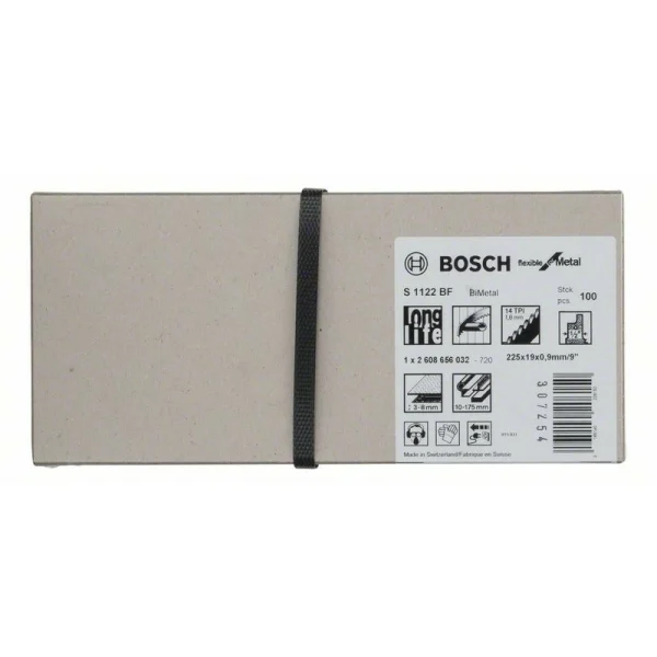 Пильное полотно S 1122 BF Flexible for Metal Bosch 2608656032 — изображение 2