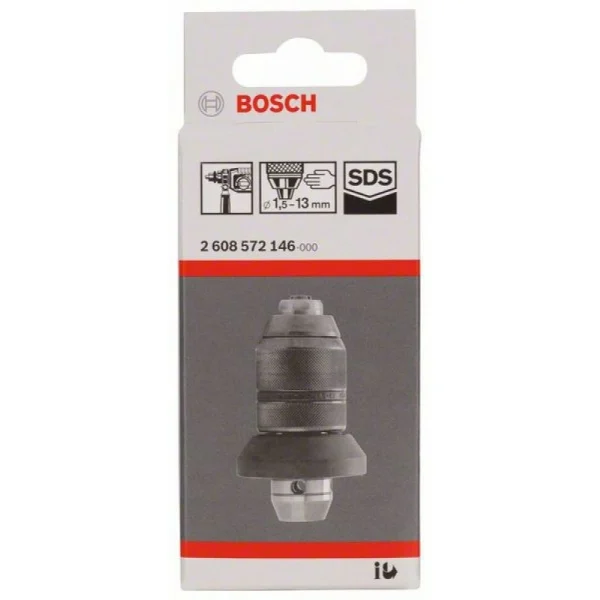 Быстрозажимной сверлильный патрон с переходником 1,5-13 мм, SDS-plus Bosch 2608572146 — изображение 2