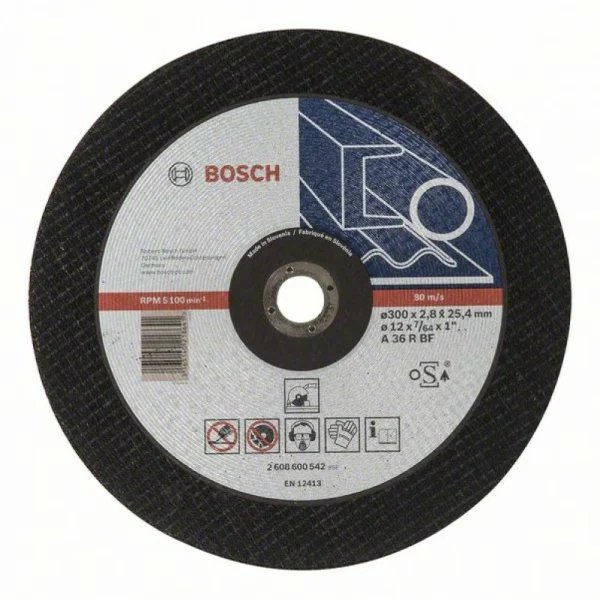 Отрезной круг прямой Expert for Metal A 36 R BF 30x25,40x2,8 мм Bosch 2608600542