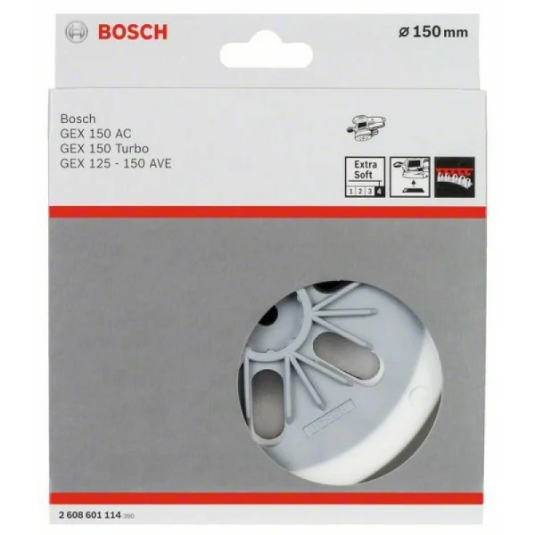 Тарельчатый шлифкруг сверхмягкий 150 мм Bosch 2608601114 — изображение 2