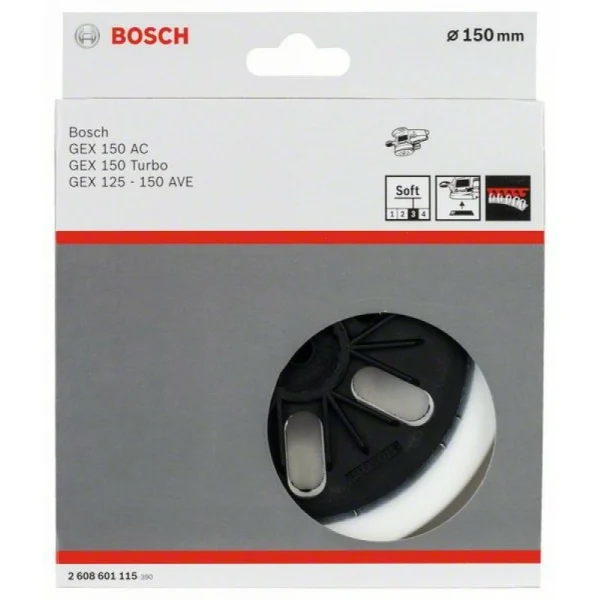 Тарельчатый шлифкруг мягкий 150 мм Bosch 2608601115 — изображение 2