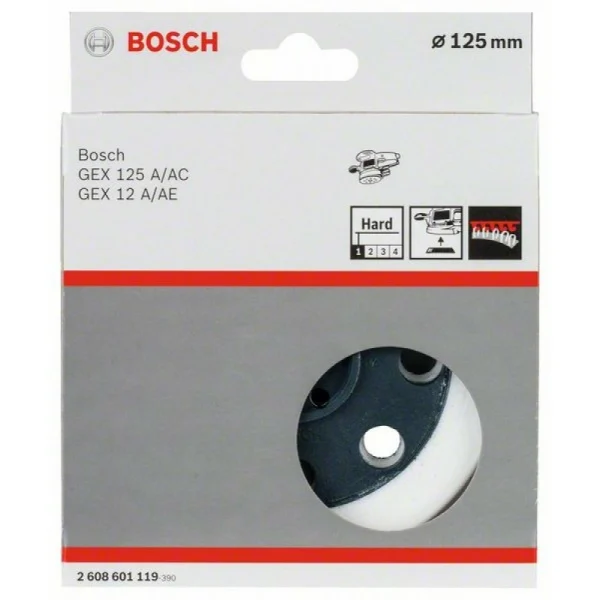 Тарельчатый шлифкруг твёрдый 125 мм Bosch 2608601119 — изображение 2