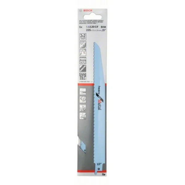 Пильное полотно S 1120 CF Heavy for Metal Bosch 2608656255 — изображение 2