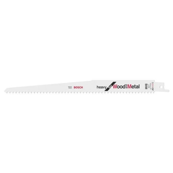 Сабельные пилки (5 шт.) S 1111 DF Heavy for Wood and Metal Bosch 2608656261
