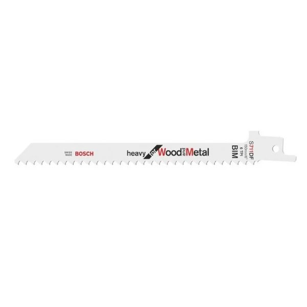 Сабельные пилки (2 шт) S 711 DF Heavy for Wood and Metal Bosch 2608656272
