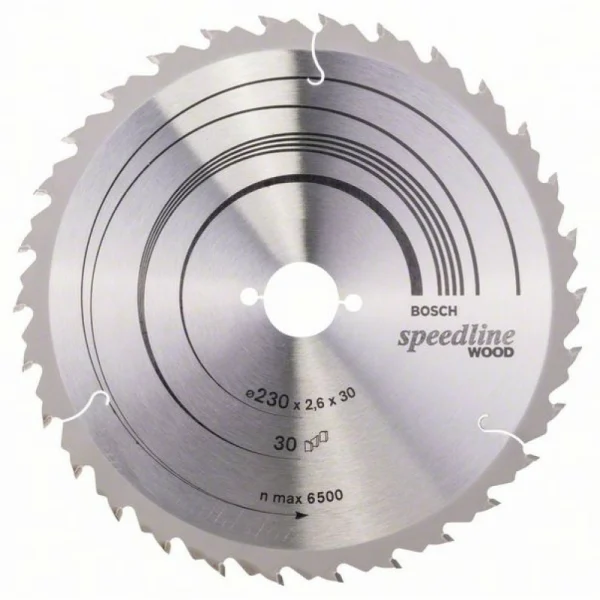Пильный диск Speedline Wood 230 x 30 x 2,6 mm, 30 Bosch 2608640805