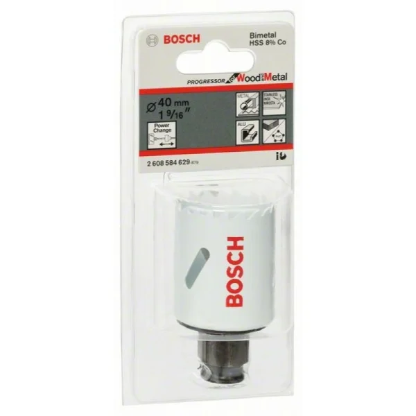 Коронка Progressor 40 мм, 1 9/16' Bosch 2608584629 — изображение 2