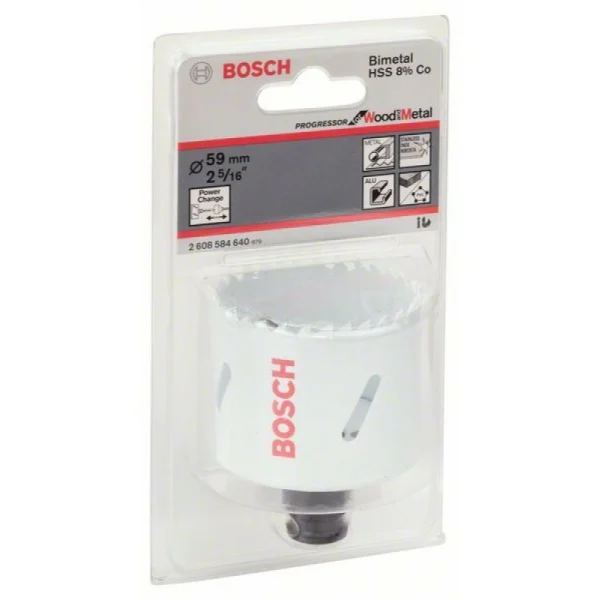 Коронка Progressor 59 мм, 2 5/16' Bosch 2608584640 — изображение 2