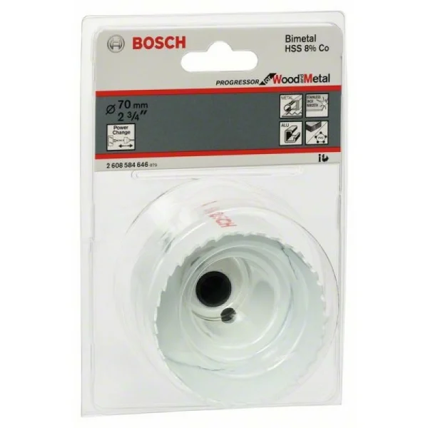 Коронка Progressor 70 мм, 2 3/4' Bosch 2608584646 — изображение 2