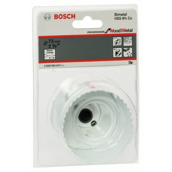 Коронка Progressor 73 мм, 2 7/8' Bosch 2608584647 — изображение 2