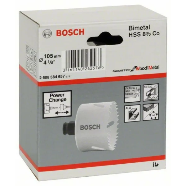 Коронка Progressor 105 мм, 4 1/8' Bosch 2608584657 — изображение 2