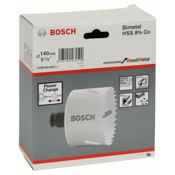 Коронка Progressor 140 мм, 5 1/2' Bosch 2608584663 — изображение 2