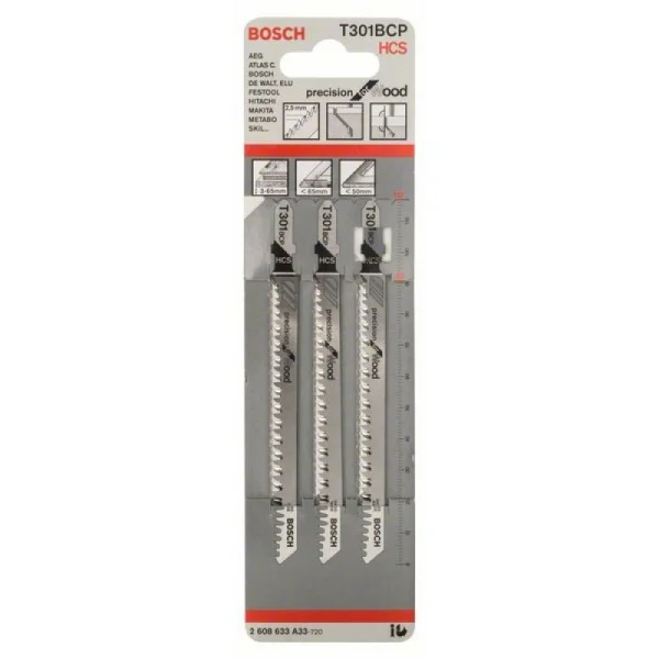 Пильное полотно T 301 BCP Precision for Wood Bosch 2608633A33 — изображение 2