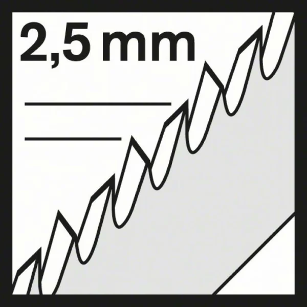 Пильное полотно T 301 BCP Precision for Wood Bosch 2608633A40 — изображение 3