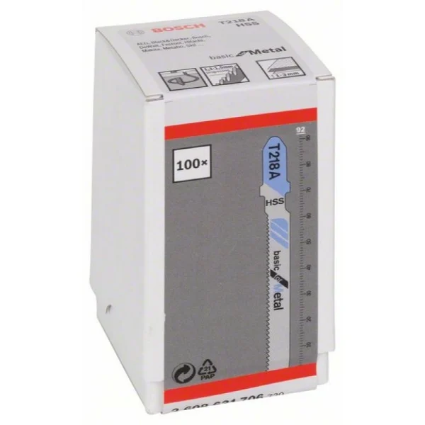 Пильное полотно T 218 A Basic for Metal Bosch 2608631706 — изображение 2