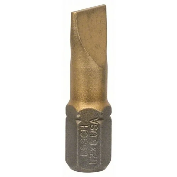 Биты (10 шт) Max Grip 25 мм S 1.2х8.0 Bosch 2607001496