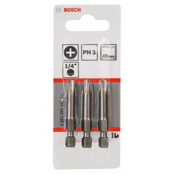 Насадка-бита Extra Hart PH 3, 49 мм Bosch 2607001531 — изображение 2