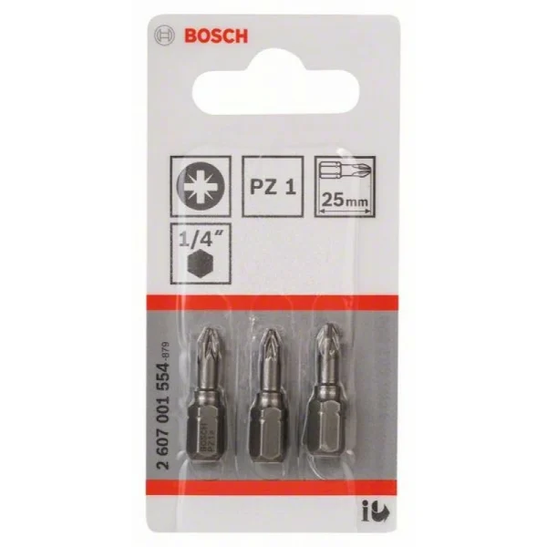 Насадка-бита Extra Hart PZ 1, 25 мм Bosch 2607001554 — изображение 2