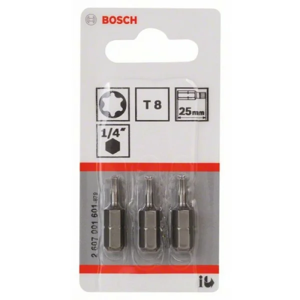 Насадка-бита Extra Hart T8, 25 мм Bosch 2607001601 — изображение 2
