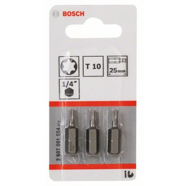 Насадка-бита Extra Hart T10, 25 мм Bosch 2607001604 — изображение 2