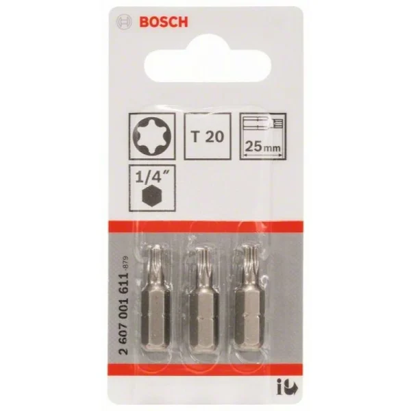Насадка-бита Extra Hart T20, 25 мм Bosch 2607001611 — изображение 2