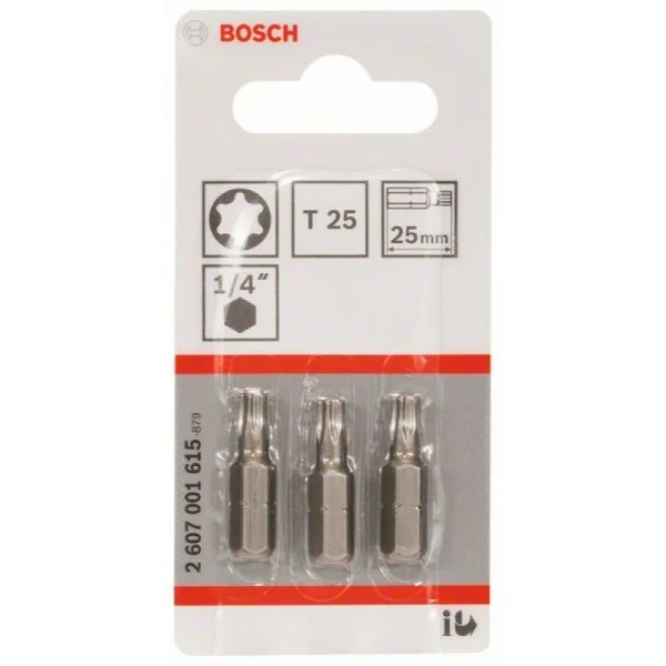 Насадка-бита Extra Hart T25, 25 мм Bosch 2607001615 — изображение 2