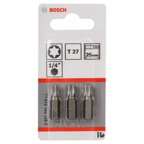 Насадка-бита Extra Hart T27, 25 мм Bosch 2607001619 — изображение 2