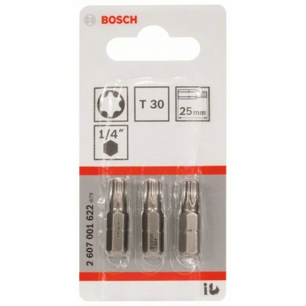 Насадка-бита Extra Hart T30, 25 мм Bosch 2607001622 — изображение 2