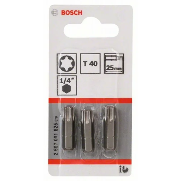 Насадка-бита Extra Hart T40, 25 мм Bosch 2607001625 — изображение 2