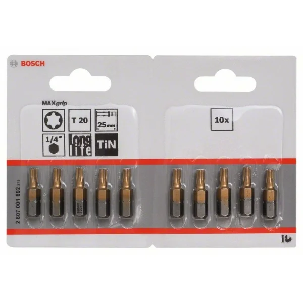 Насадка-бита Max Grip T20, 25 мм Bosch 2607001692 — изображение 2