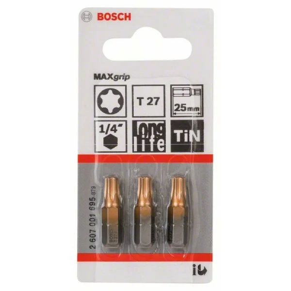 Насадка-бита Max Grip T27, 25 мм Bosch 2607001695 — изображение 2