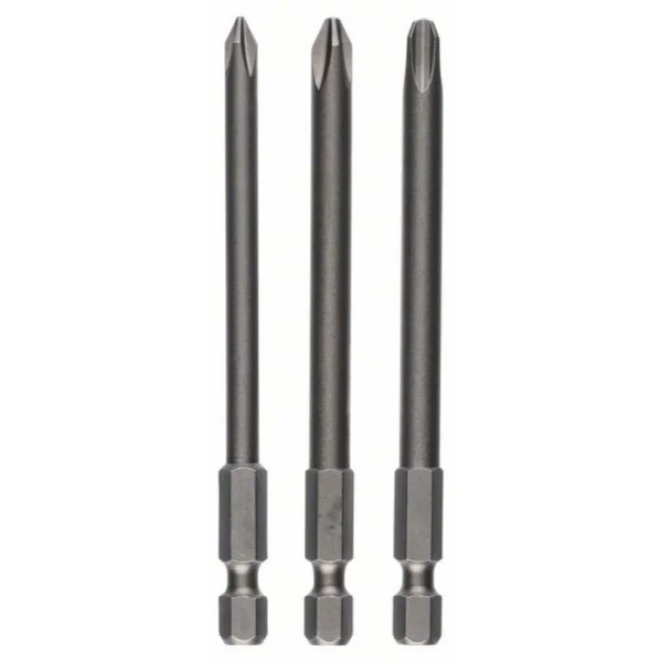 Набор из 3 насадок-бит Extra Hart PH1; PH2; PH3; 152 мм Bosch 2607001758