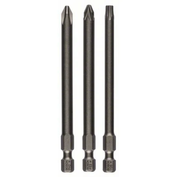 3 Биты Extra Hard 89 мм PH2/PZ2/T25 Bosch 2607001767